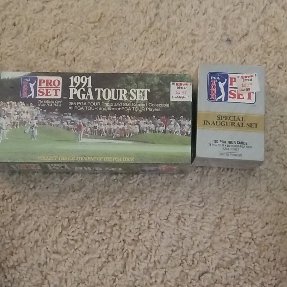 PGA vintage trading cards